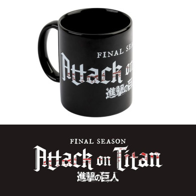 Taza Logo Attack On Titan 350ml